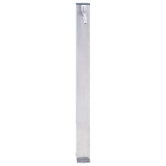 Waterzuil vierkant 80 cm roestvrij staal 2