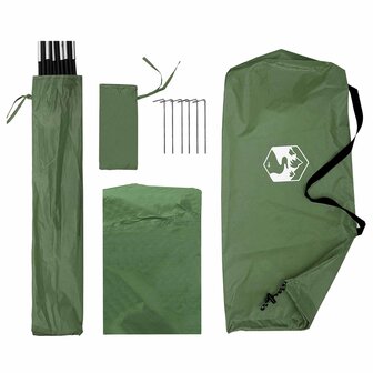 Autotent met dak Groen 308 x 215 x 220 cm Polyester en staal 7