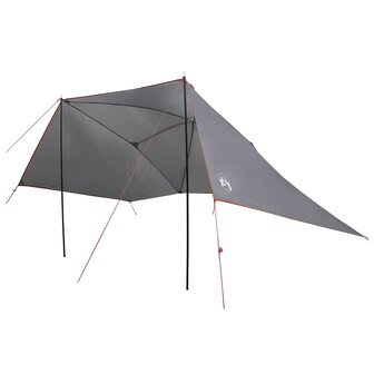 Autotent Grijs en Oranje 308 x 215 x 220 cm Polyester en staal 2