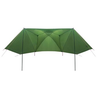Autotent met dak Groen 350 x 250 cm Polyester en staal 3