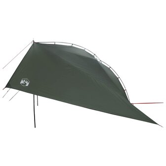 Autotent met dak Legergroen 350 x 250 cm Polyester en staal 4