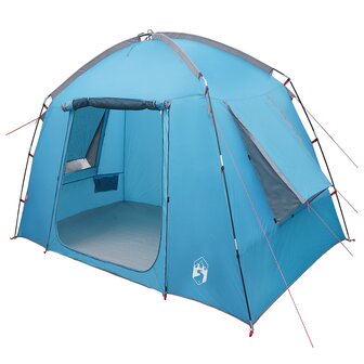 Huisje Tent met dak Blauw 210 x 210 x 138 cm Polyester 2