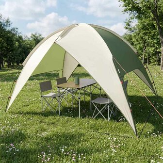 Camping Tent met Regenhoes Waterdicht Groen 245 x 245 x 149 cm 3