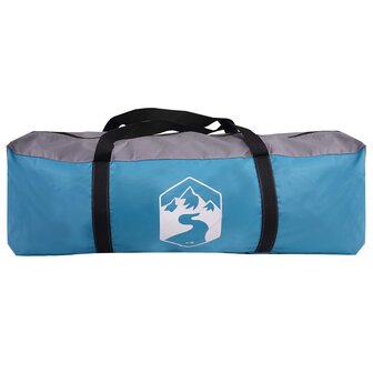 Camping Tent met Regenhoes Waterdicht Blauw 245 x 245 x 149 cm 10