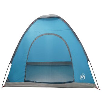 Kamperen tent met dak met luchtopening Blauw 190 x 140 x 105 cm 5