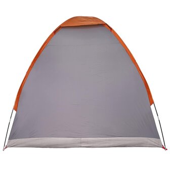 Kamperen tent met dak Grijs en Oranje 190 x 140 x 105 cm 6