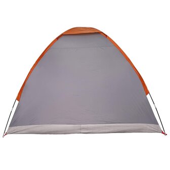 Kamperen tent met dak Grijs en Oranje 190 x 140 x 105 cm 7
