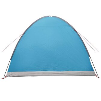 Huisje Tent met dak Blauw 4-persoons Polyester en staal 7