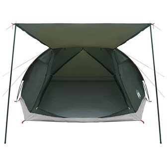 Huisje Tent met dak Leger groen 6-persoons Polyester en staal 4