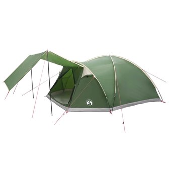 Huisje Tent met dak Groen 8-persoons Polyester en staal 2
