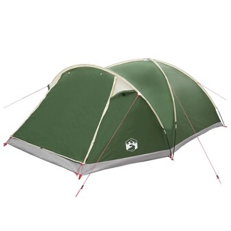Huisje Tent met dak Groen 8-persoons Polyester en staal 3