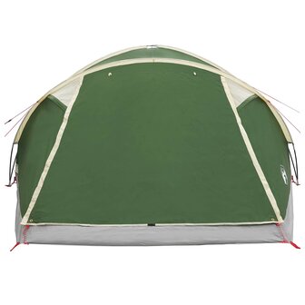Huisje Tent met dak Groen 8-persoons Polyester en staal 4