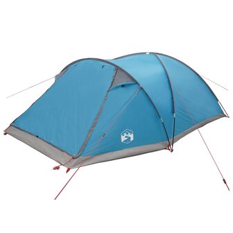Huisje Tent met dak Blauw 8-persoons Polyester en staal 3
