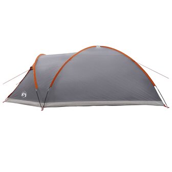 Huisje Tent Grijs en Oranje 8-persoons Polyester en staal 6