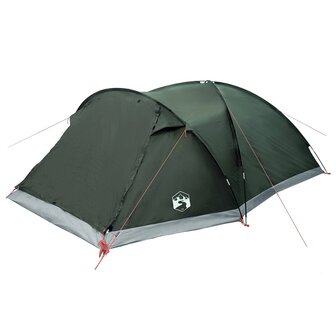 Huisje Tent met dak Leger groen 8-persoons Polyester en staal 3