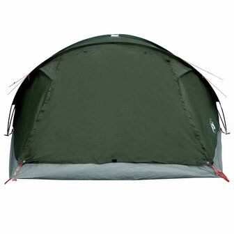 Huisje Tent met dak Leger groen 8-persoons Polyester en staal 4