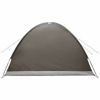 Huisje Tent met dak Bruin grijs 6-persoons Polyester en staal 7