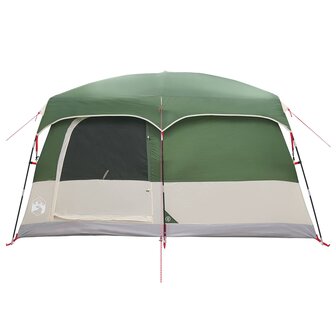 Gezinstent met dak Groen 320 x 210 x 180 cm Polyester 7