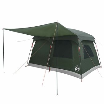 Gezinstent met dak Legergroen 380 x 260 x 190 cm Polyester 3