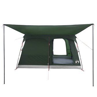Gezinstent met dak Legergroen 380 x 260 x 190 cm Polyester 4
