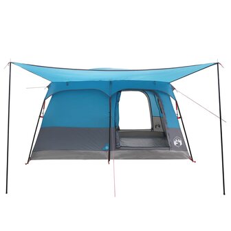 Gezinstent met dak Blauw 420 x 305 x 200 cm Polyester en staal 4