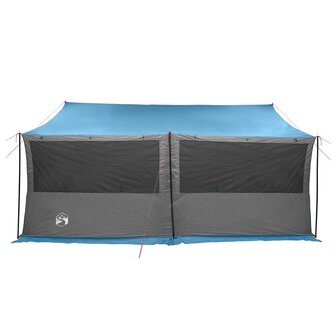 Gezinstent met dak Blauw 450 x 400 x 265 cm Polyester en staal 7