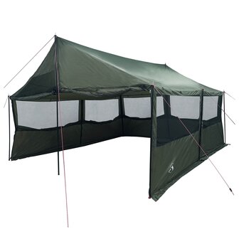 Gezinstent Leger groen 450 x 400 x 265 cm Polyester en staal 2