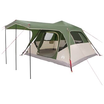 Gezinstent met dak Groen 305 x 275 x 190 cm Polyester en staal 2