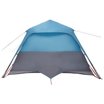 Gezinstent met dak Blauw 305 x 275 x 190 cm Polyester en staal 7