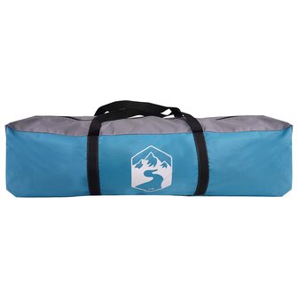 Gezinstent met dak Blauw 305 x 275 x 190 cm Polyester en staal 8