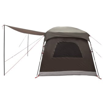 Gezinstent met dak Bruin Grijs 320 x 210 x 180 cm Polyester 6