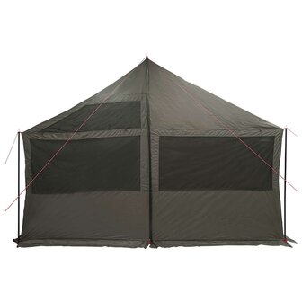 Gezinstent Bruin grijs 450 x 400 x 265 cm Polyester en staal 6