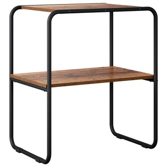 Wandtafel Oud hout 60 x 42,5 x 70 cm Bewerkt hout 2
