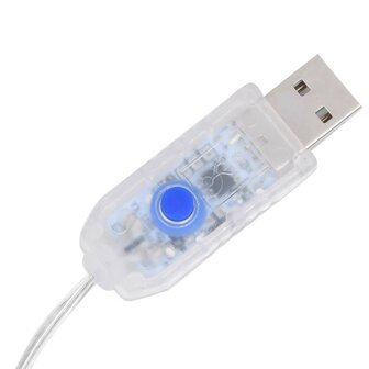 Lichtslinger ster en maan afstandsbediening 138 LED&amp;apos;s blauw 6