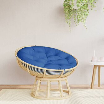Zitkussen rond &Oslash; 100x11 cm oxford stof koningsblauw 1