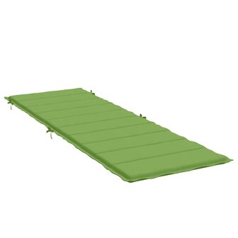 Ligbedkussen 186x58x4 cm stof gem&ecirc;leerd groen 4