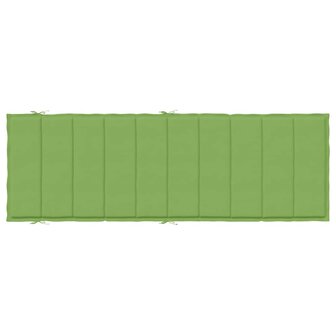 Ligbedkussen 186x58x4 cm stof gem&ecirc;leerd groen 6