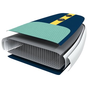 Opblaasbaar SUP Board met Zeil APEX 330 x 76 x 15 cm Blauw voor 10