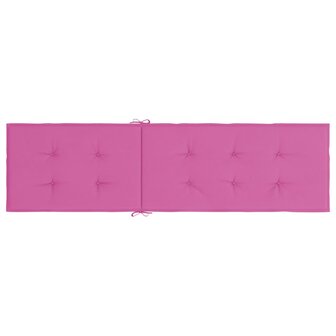 Terrasstoelkussen oxford stof roze 5