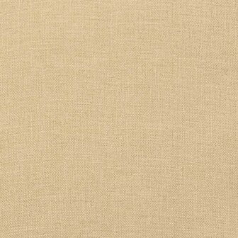 Ligbedkussen 186x58x4 cm stof gem&ecirc;leerd beige 9