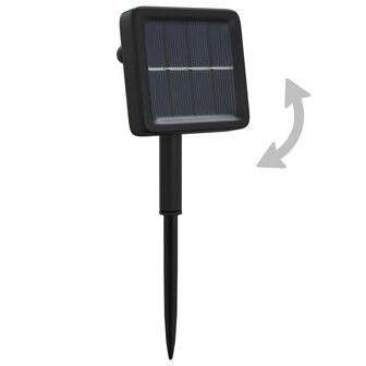 5 st Lichtslinger met 200 LED&amp;apos;s solar binnen/buiten meerkleurig 9