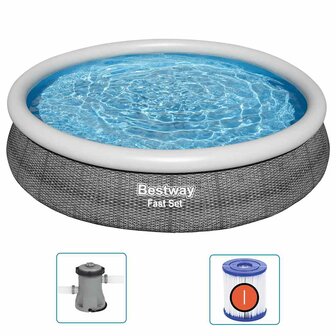 Bestway Zwembadset rond 366x76 cm 2