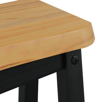 Hoge Barkruk EKAI 2 pcs Zwart 40 x 29 x 63 cm 7