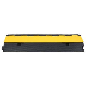 Kabelbeschermers drempel met 2 tunnels 2 st 100 cm rubber 3