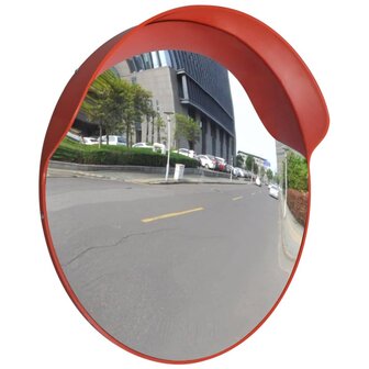 Verkeersspiegel voor buiten 60 cm PC-kunststof oranje 1