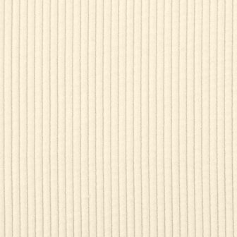 Loveseat bank 109 cm corduroy stof cr&amp;egrave;mekleurig 7