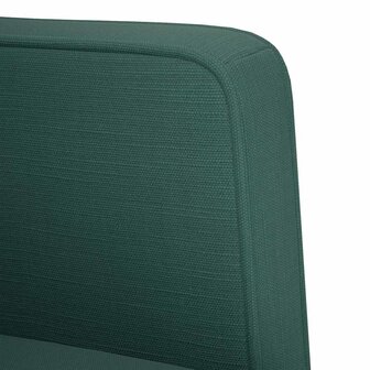 Loveseat Bank Donkergroen 111 cm Stof 6