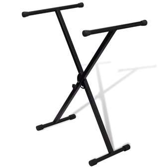 Keyboardstandaard verstelbaar enkelvoudig X-frame 1