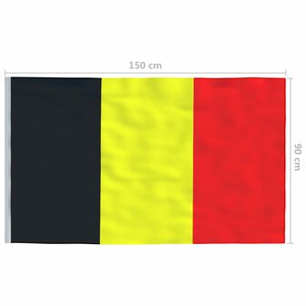 Vlag Belgi&amp;euml; 90x150 cm 5