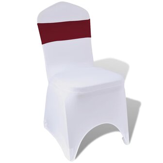 Decoratief stoellint met een diamant 25 stuks (wijnrood) 4